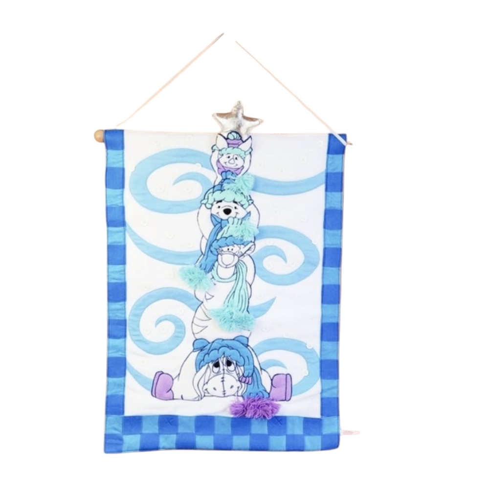 Disney Winnie The Pooh & Friends Snow Themed Wall Hanging